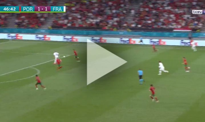 DWA! Benzema ładuje gola na 2-1 z Portugalią! [VIDEO]
